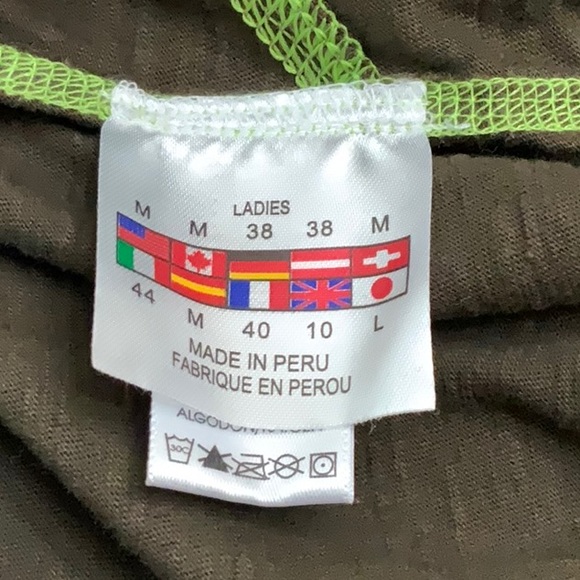 Spyder SLUB ATHLETIC TOP - Brown/Aqua - Picture 10 of 12